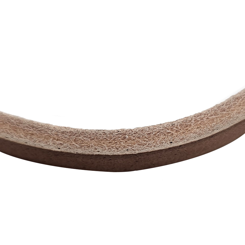 Strapazierfähiger Lederriemen 10 mm x 5 mm x 80 cm in Natur