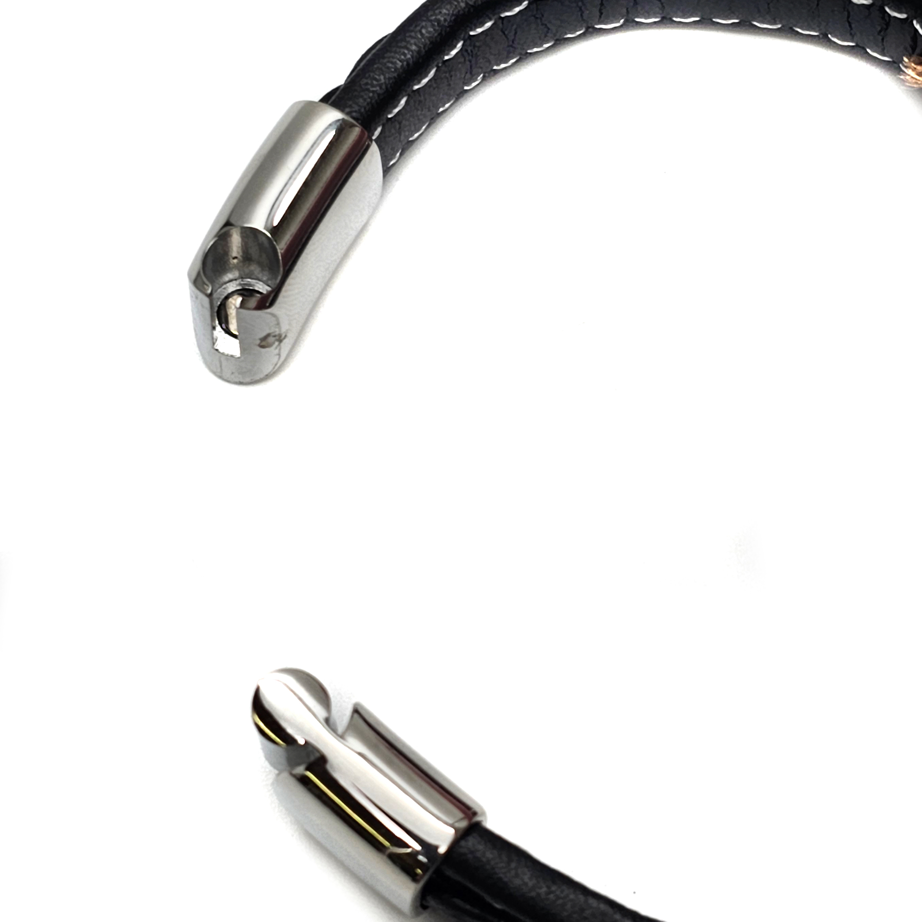 Lederarmband für Herren mit Löwenkopf und Magnetverschluss 7