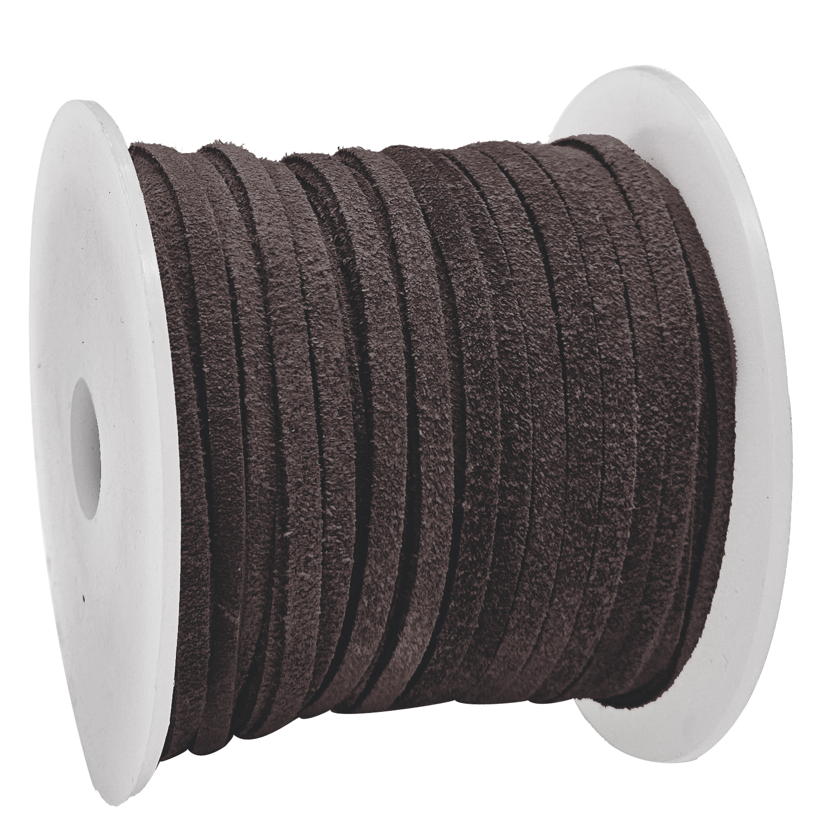 Wildlederband in Braun- 3 mm Breite