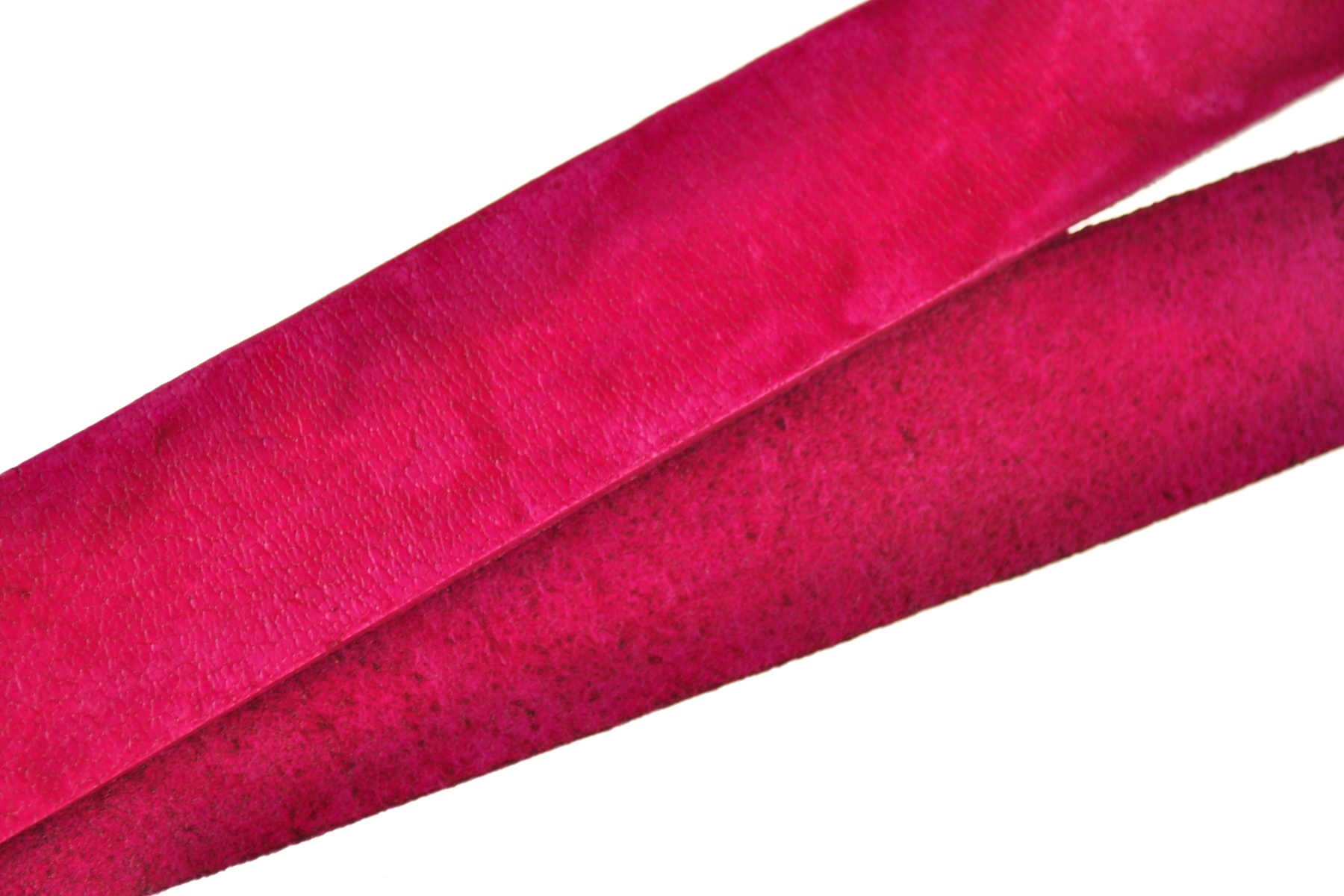 Lederband Flach. Länge: 1 m; Dicke: 2 mm - Antik Pink. Breite: 25 mm