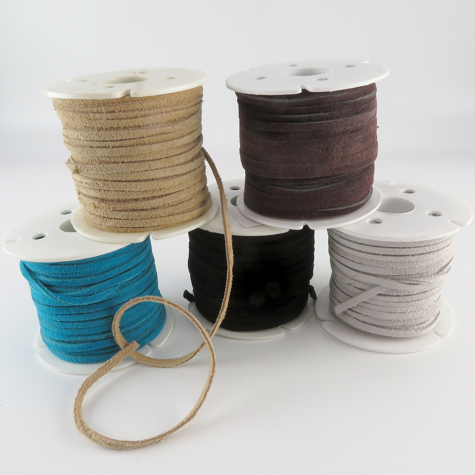 Wildlederband - 3 mm Breite