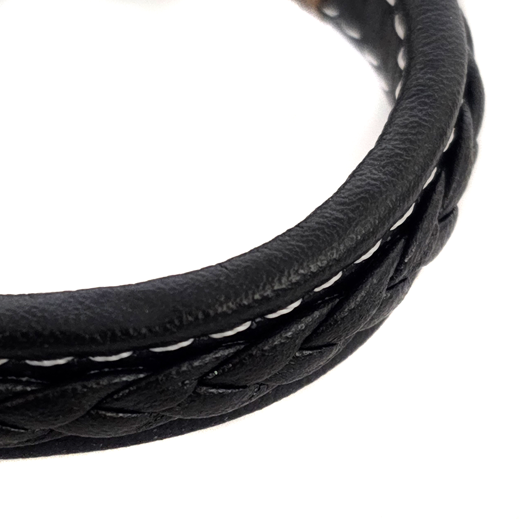 Lederarmband für Herren mit Löwenkopf und Magnetverschluss 5