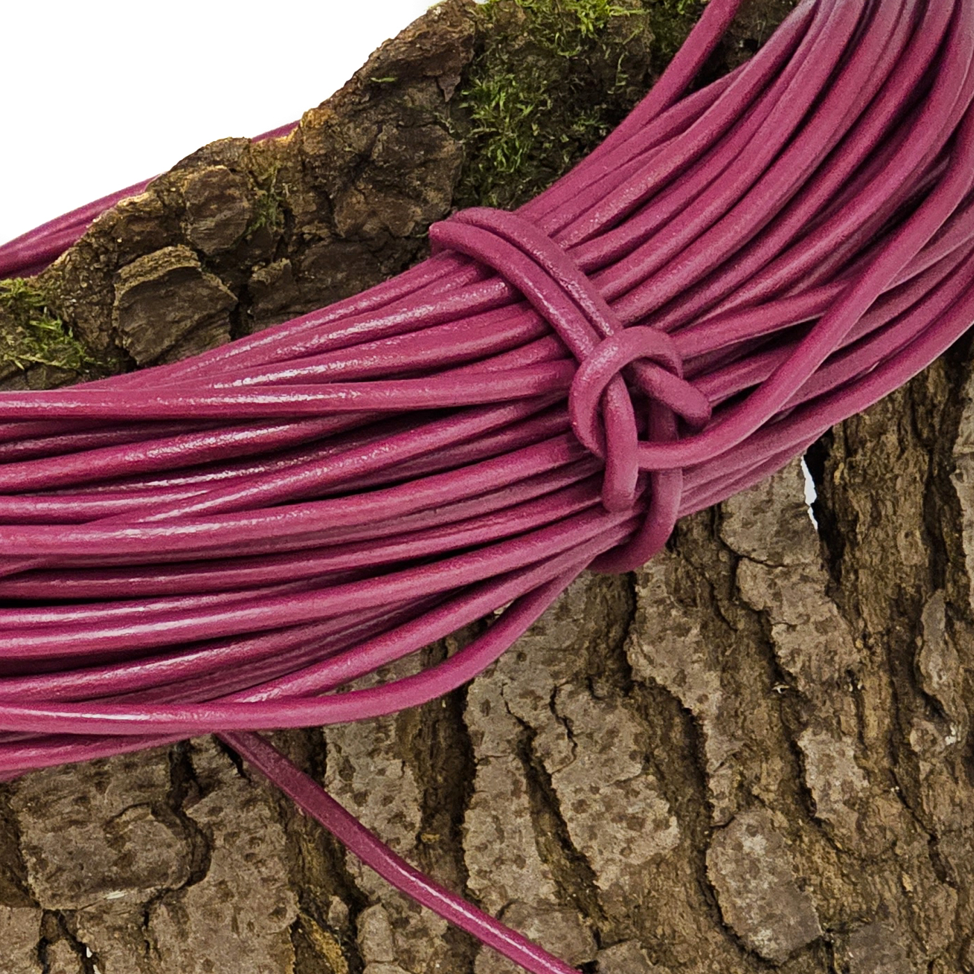 4057_6MOMRkOlnVjIZE 4 mm Lederschnur in Fuchsia, stabil, flexibel und strapazierfähig