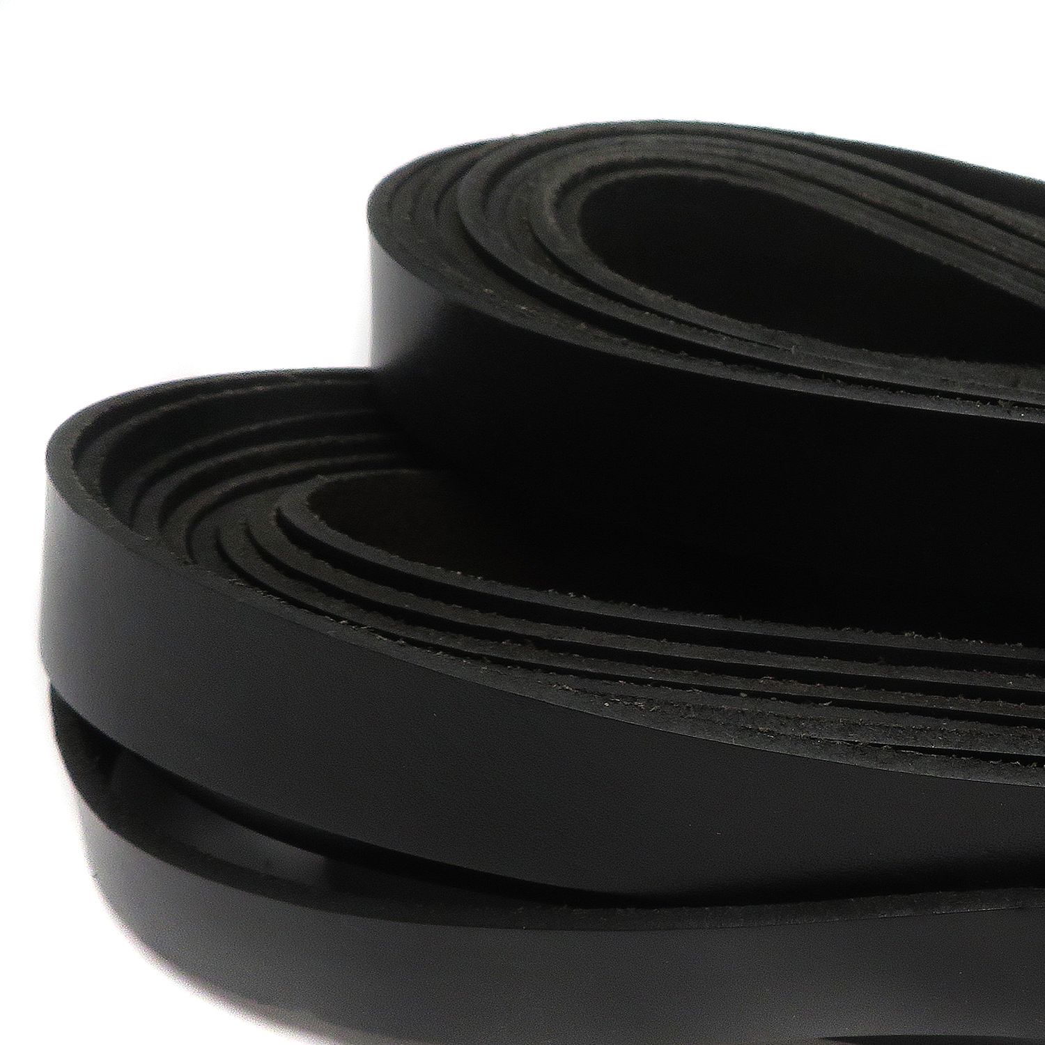 Lederband 20 mm breit in Schwarz