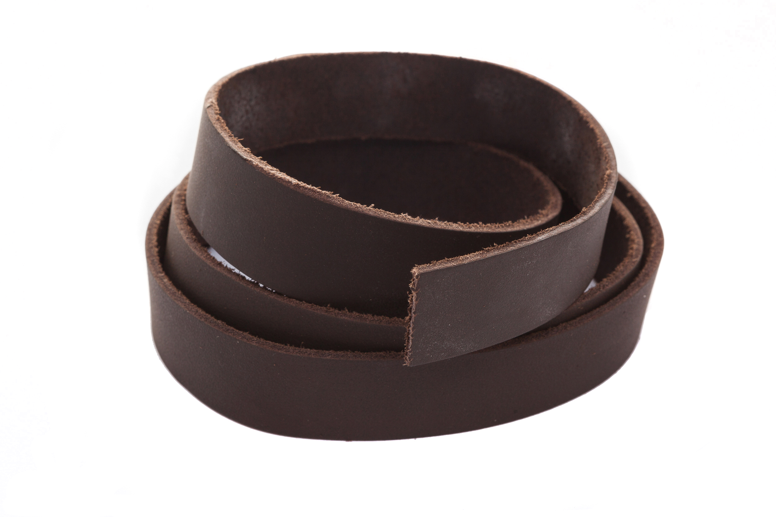 Lederband Flach. Länge: 1 m; Dicke: 2 mm - Braun. Breite: 15 mm