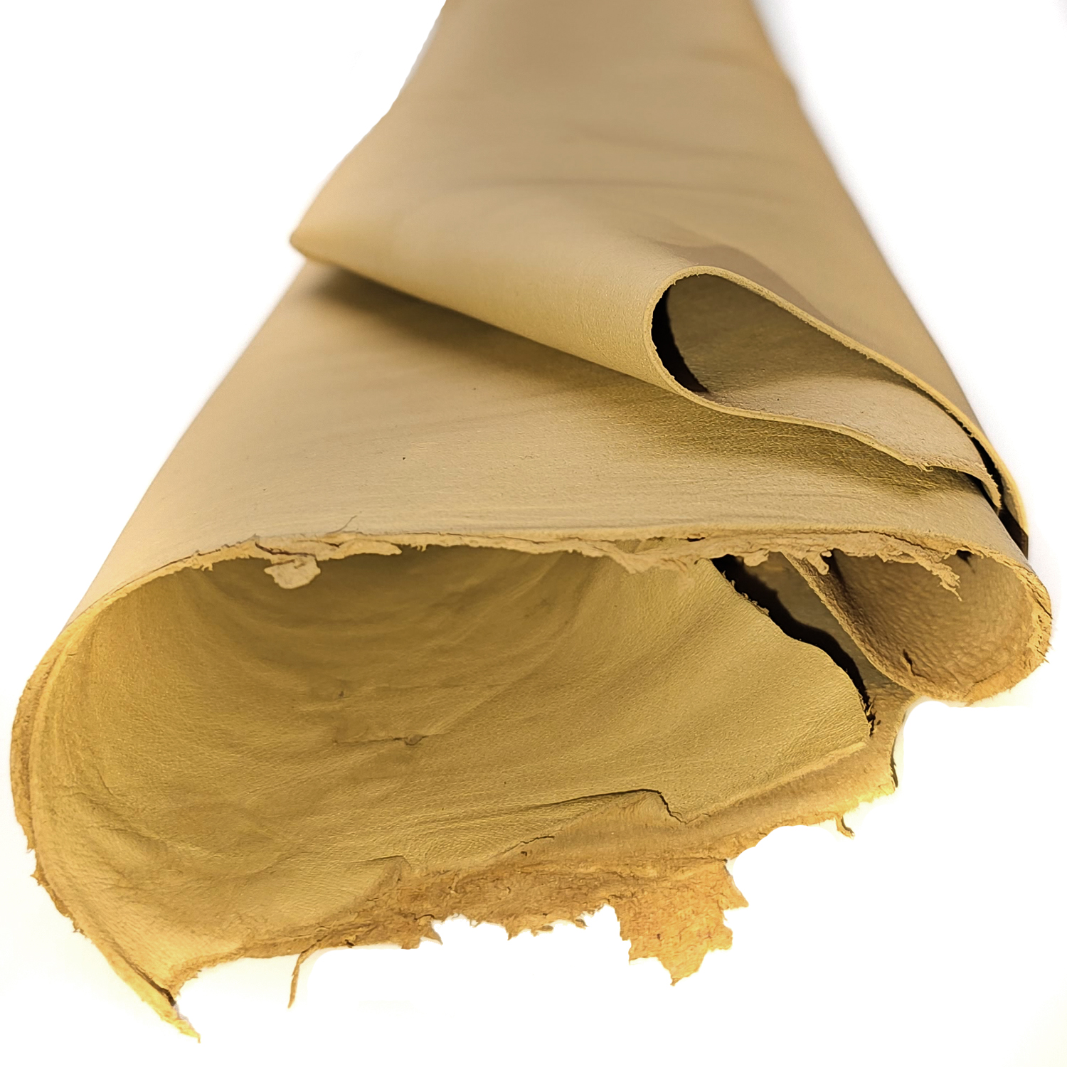 Lederhaut - Schafnappaleder - echtes Glattleder - Beige-Camel Größe: 0,56-0,60 m² | Dicke: 1-1,2 mm