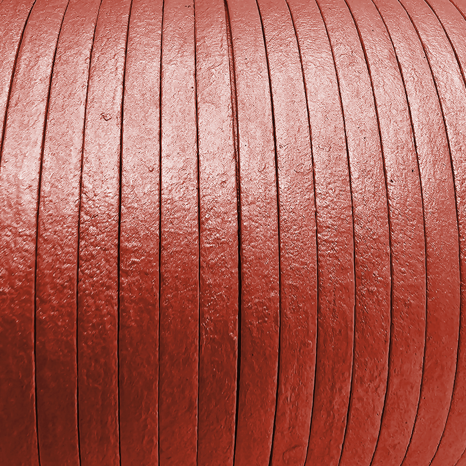 Lederband Flach 4 x 1 mm - Kastanienbraun metallic