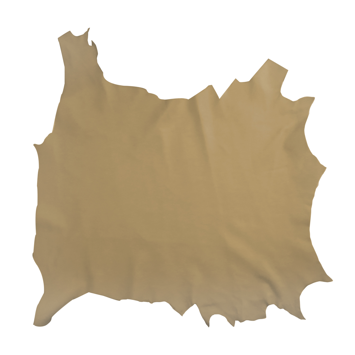Lederhaut - Schafnappaleder - echtes Glattleder - Beige-Camel Größe: 0,56-0,60 m² | Dicke: 1-1,2 mm